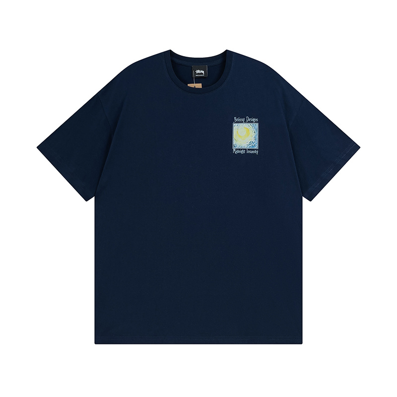 Stussy Blue Framed Artwork T-Shirt