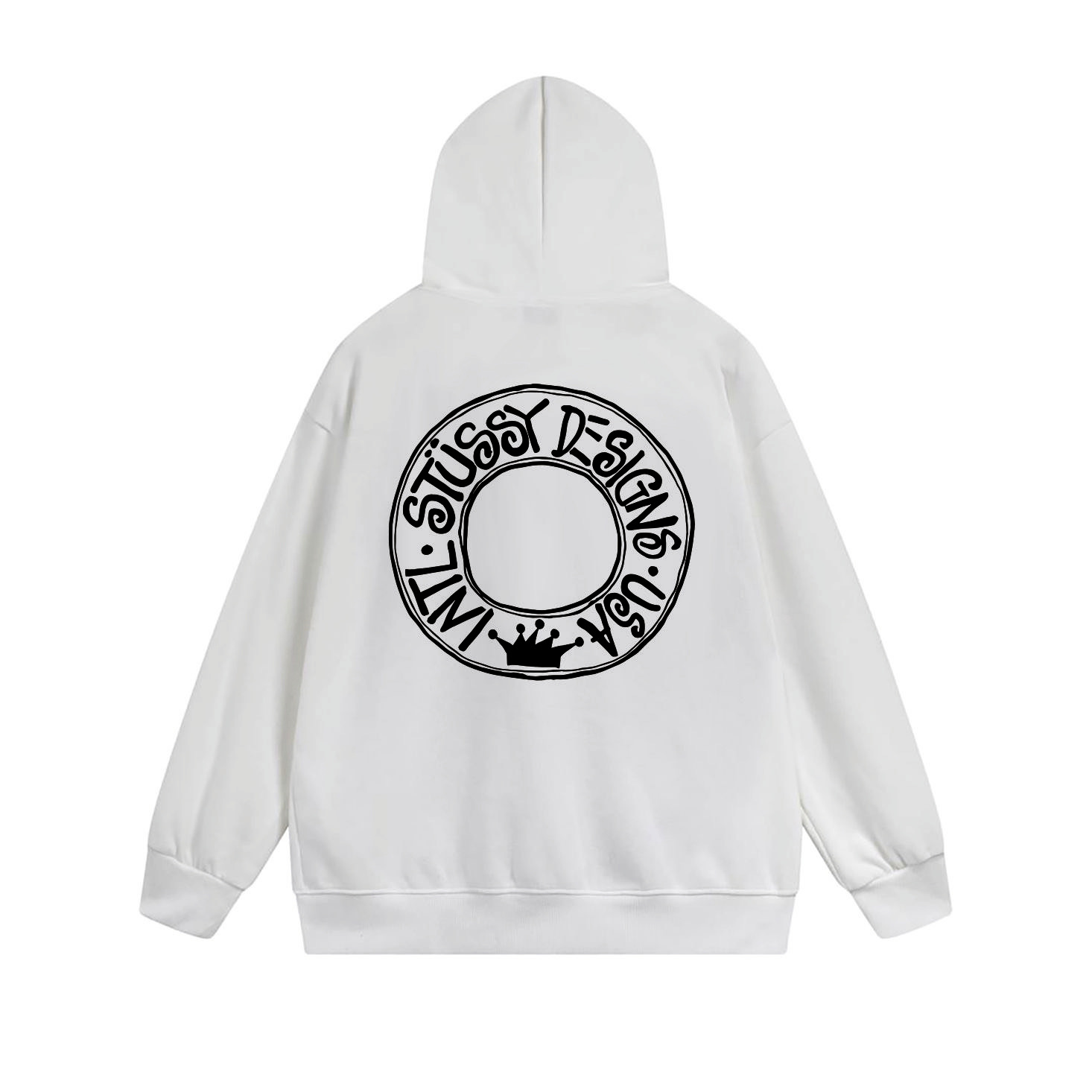Stussy Blue Planet Orb Full-Zip Hoodie