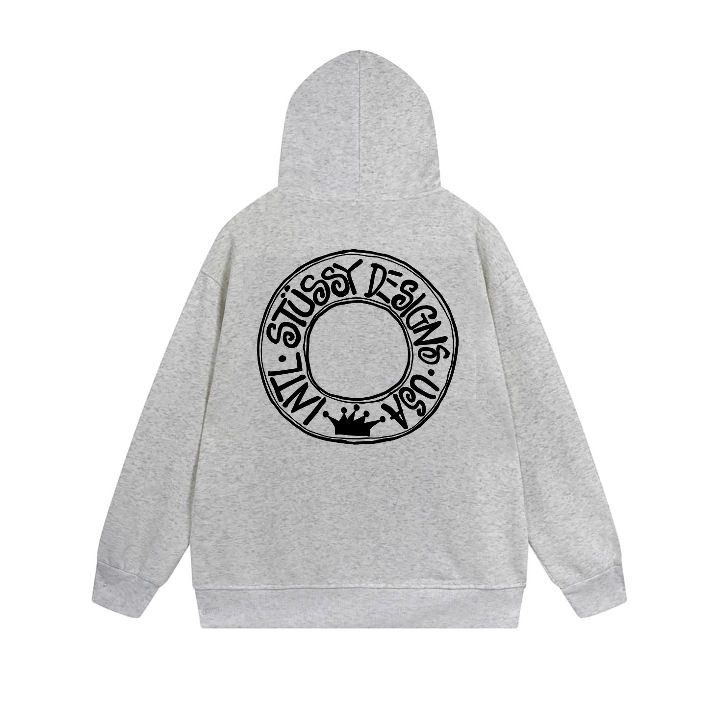 Stussy Blue Planet Orb Full-Zip Hoodie
