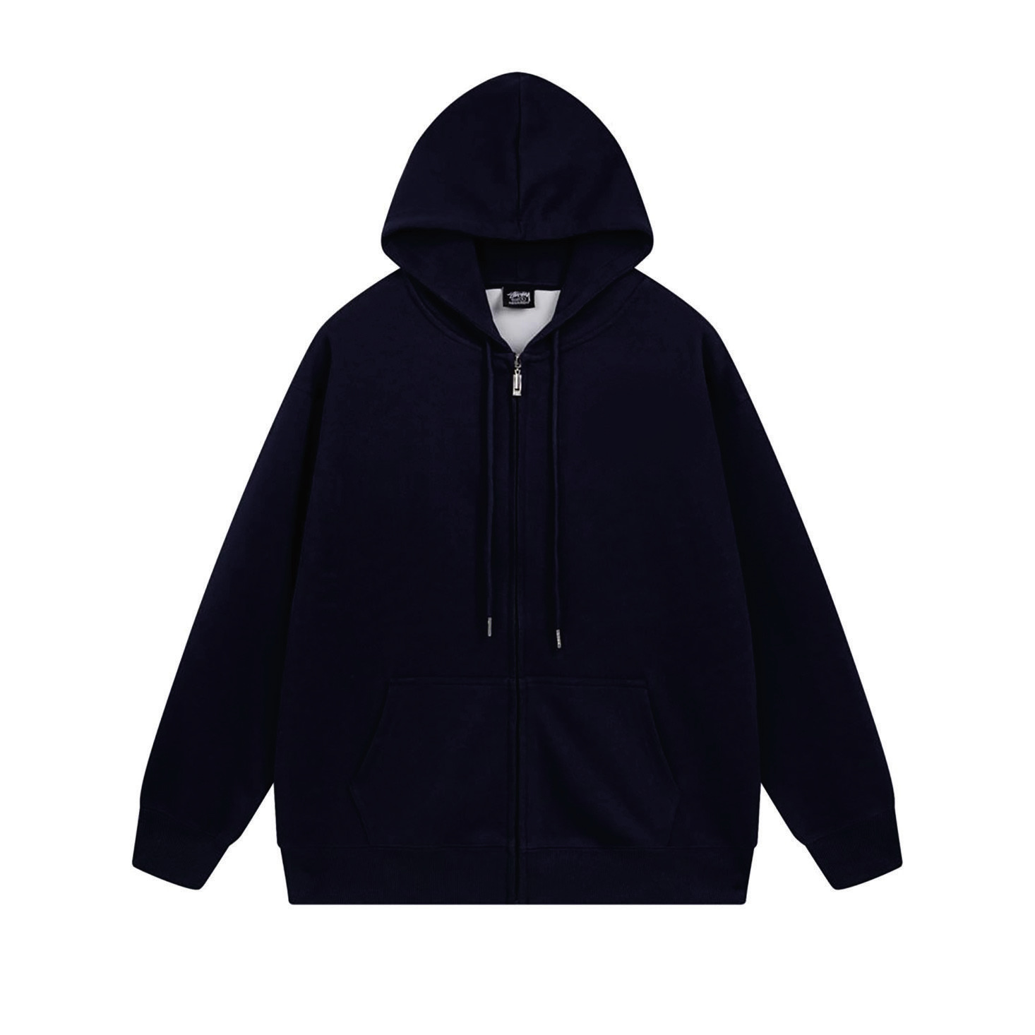 Stussy Blue Planet Orb Full-Zip Hoodie