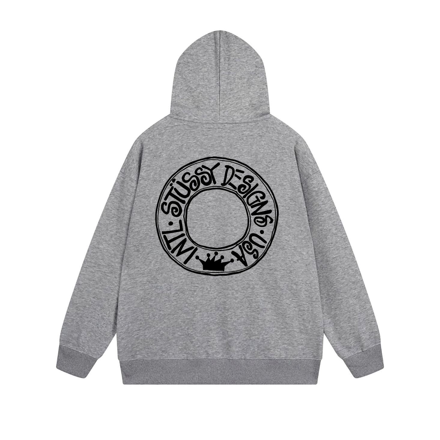 Stussy Blue Planet Orb Full-Zip Hoodie