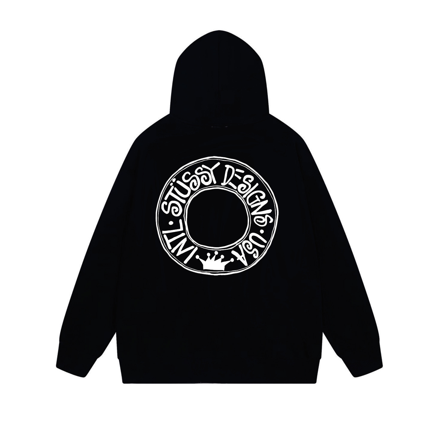 Stussy Blue Planet Orb Full-Zip Hoodie