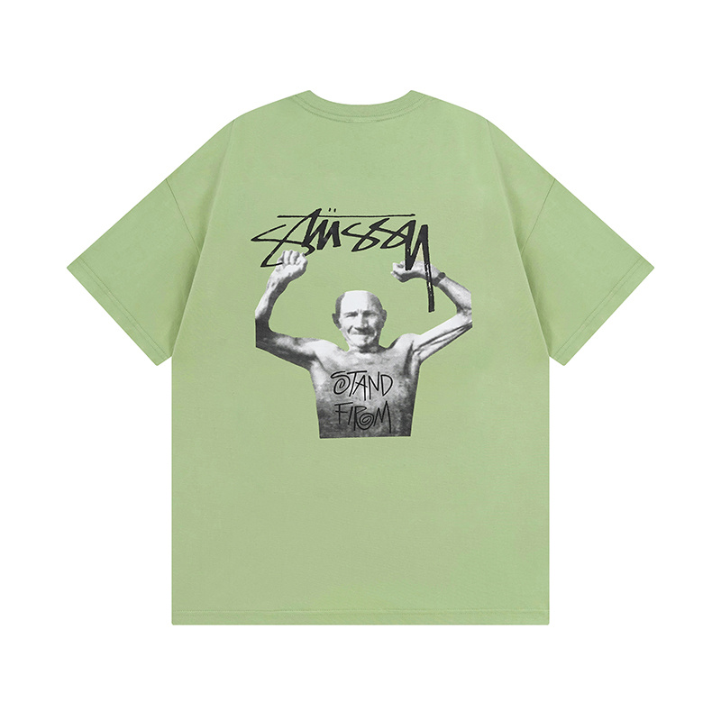 Stussy Bodybuilder Flex Portrait T-Shirt