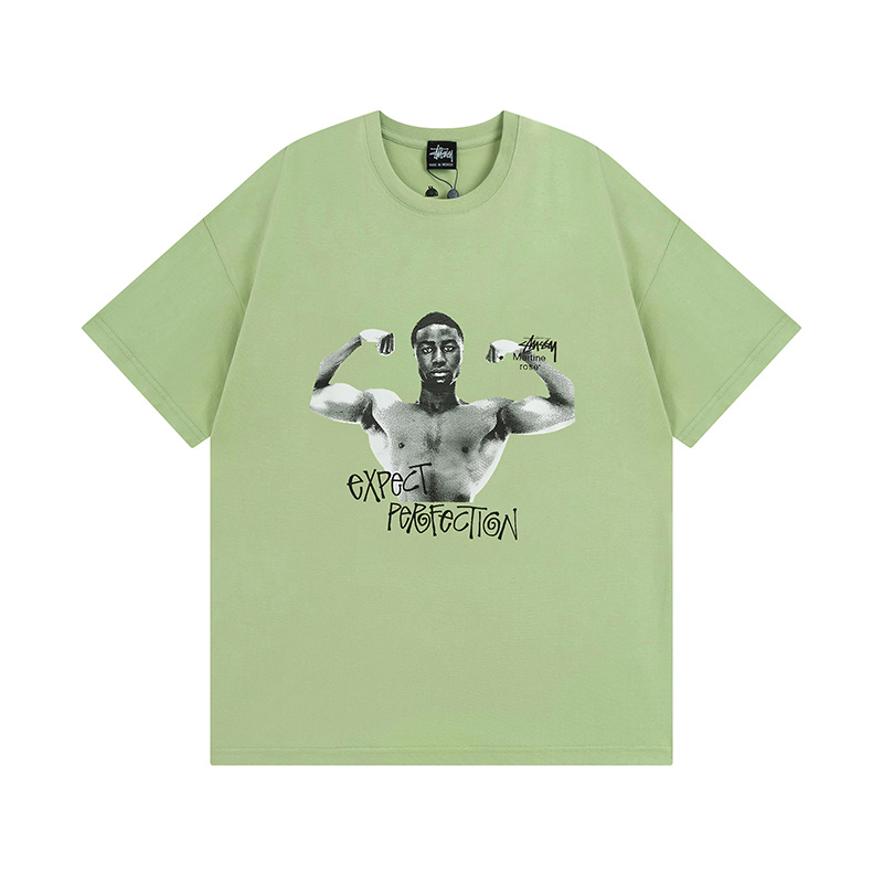 Stussy Bodybuilder Flex Portrait T-Shirt
