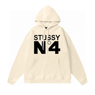 Stussy Bold N4 Typography Pullover Hoodie 02