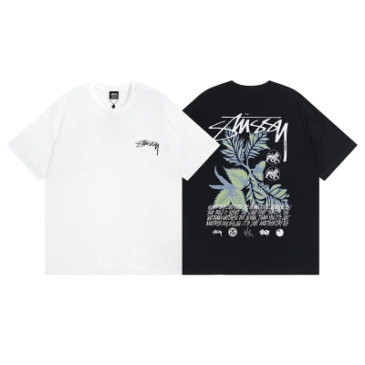 Stussy Botanical Lily Poster T-Shirt 01