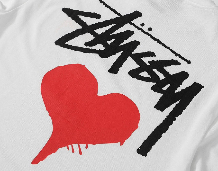 Stussy Broken Heart Handstyle T-Shirt