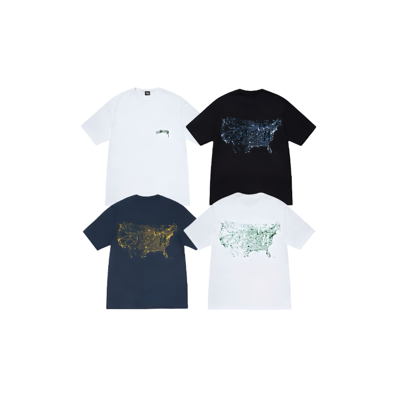 Stussy Celestial Network Illustration T-Shirt
