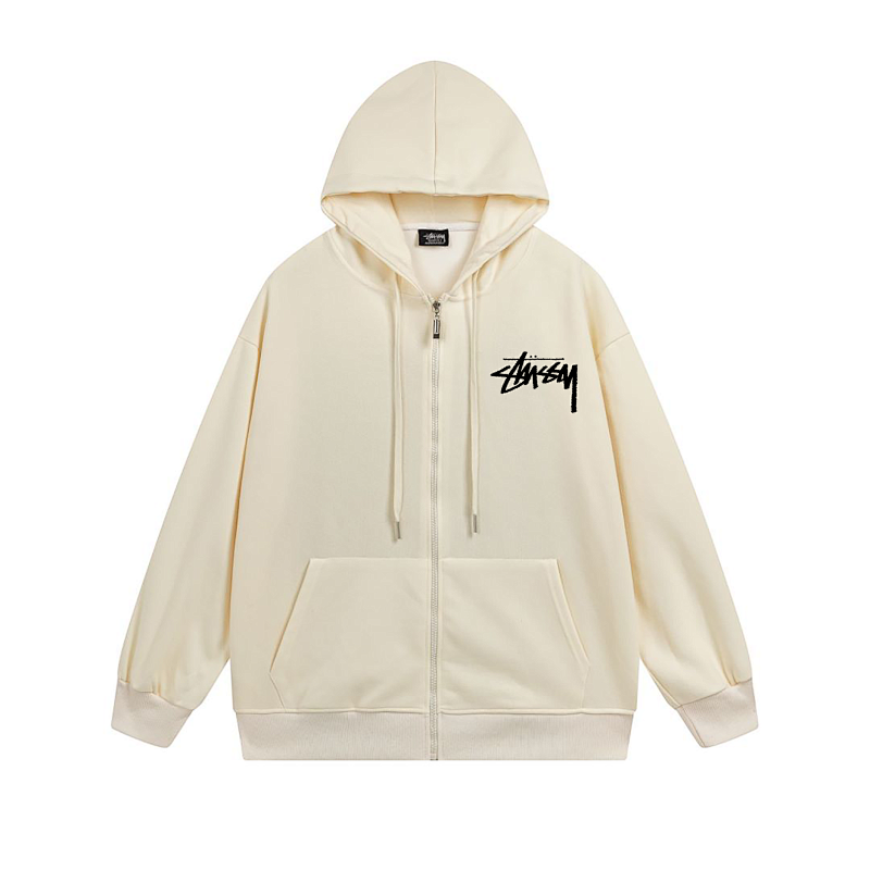 Stussy Chaotic Graffiti Lettering Full-Zip Hoodie