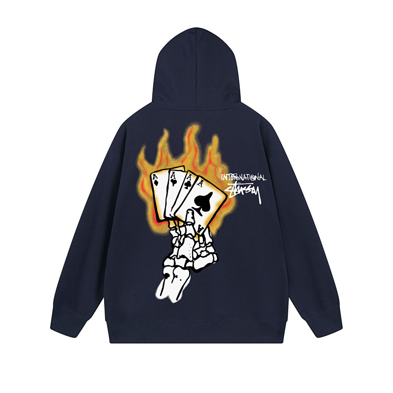 Stussy Chaotic Graffiti Lettering Full-Zip Hoodie