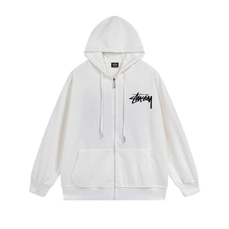 Stussy Chaotic Graffiti Lettering Full-Zip Hoodie