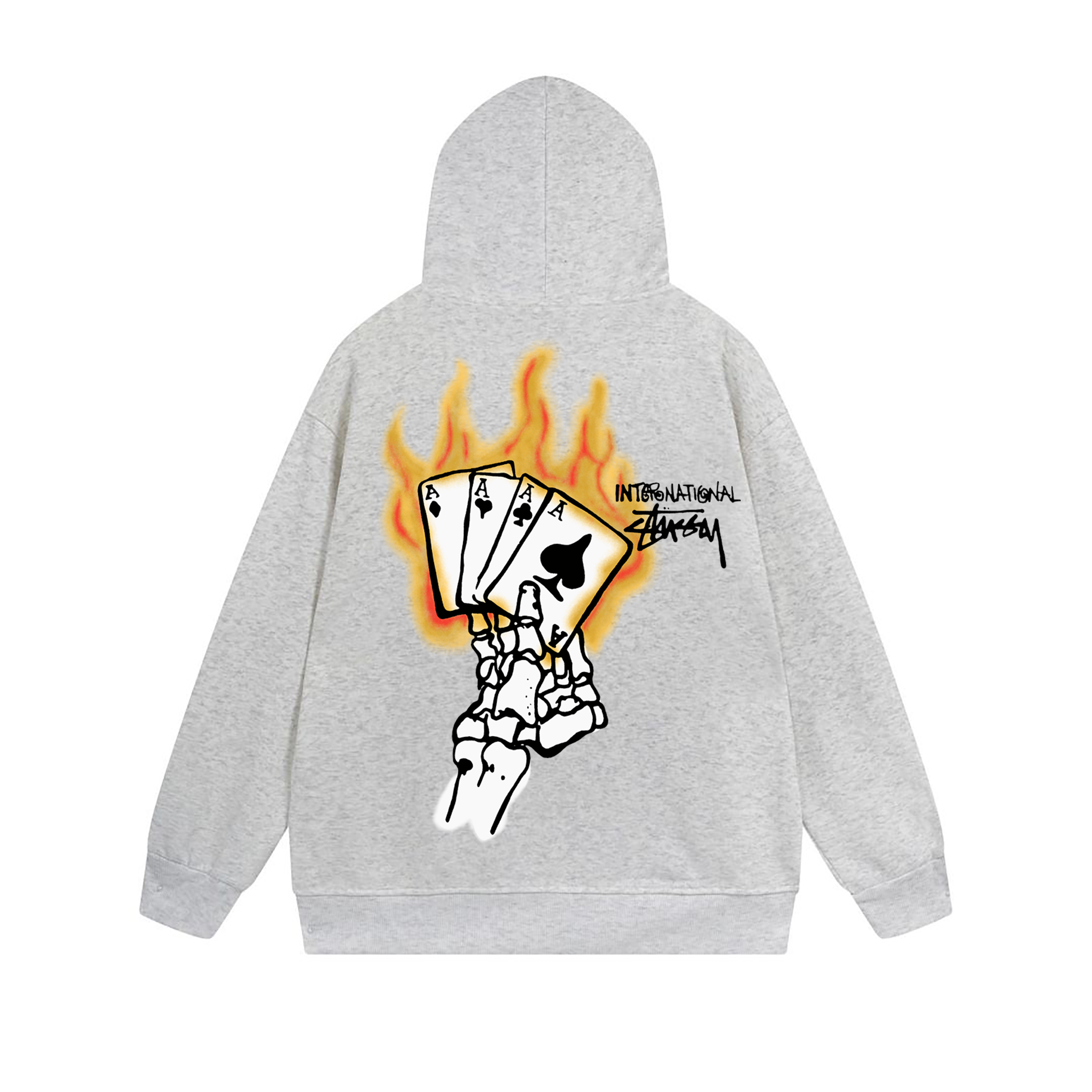 Stussy Chaotic Graffiti Lettering Full-Zip Hoodie