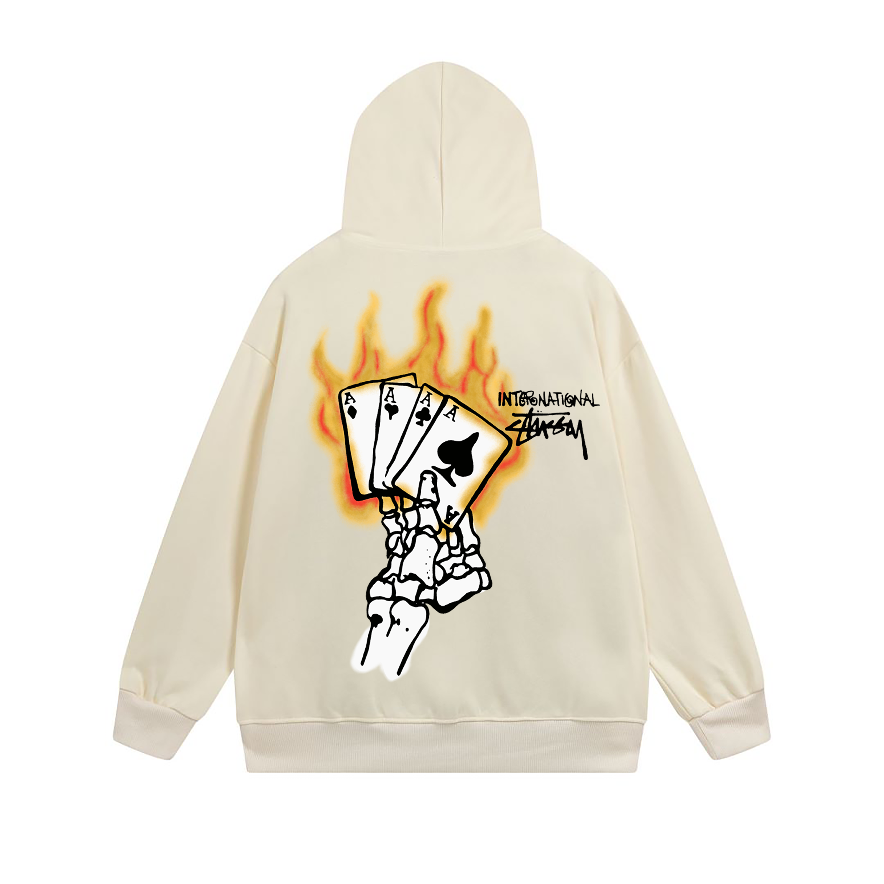 Stussy Chaotic Graffiti Lettering Full-Zip Hoodie