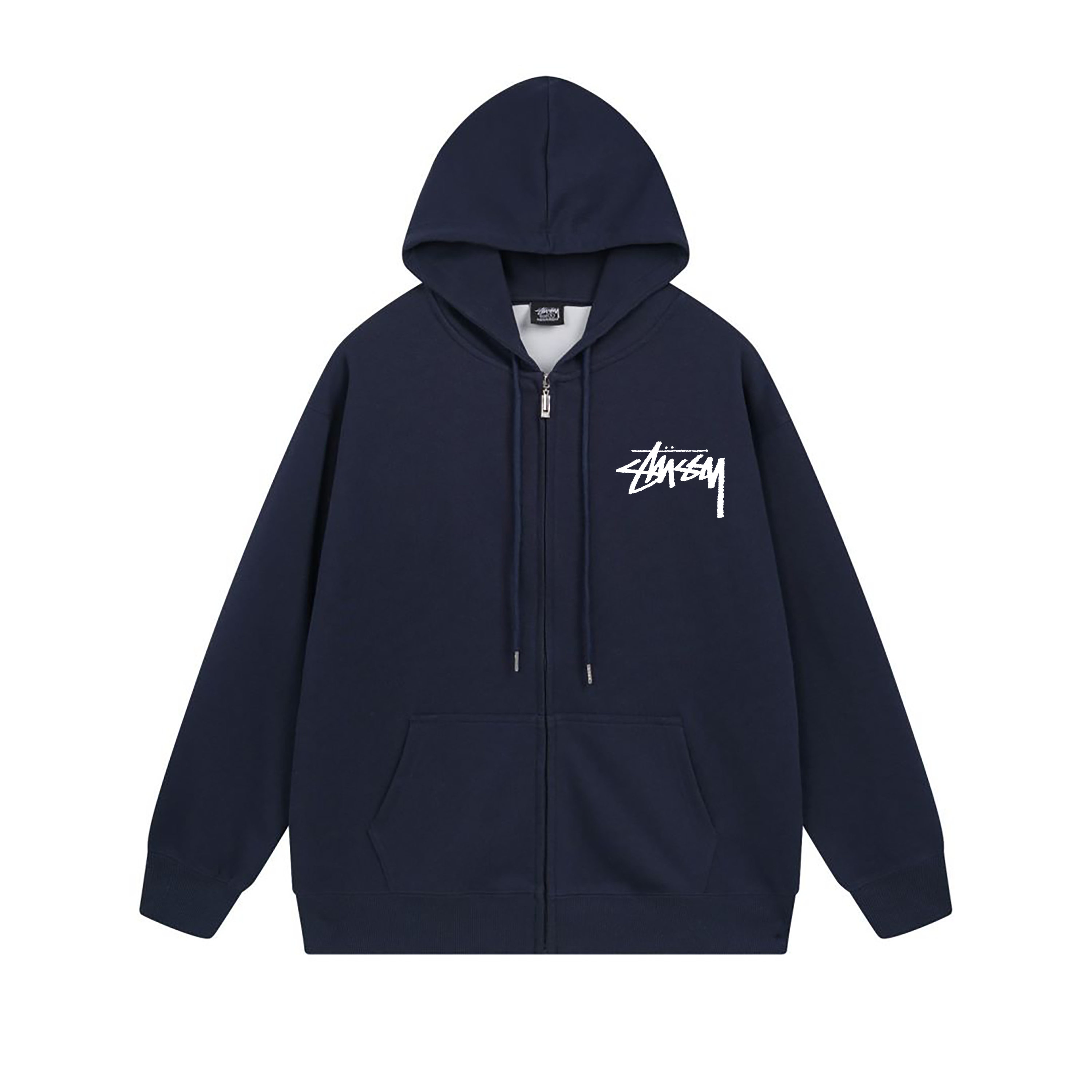 Stussy Chaotic Graffiti Lettering Full-Zip Hoodie