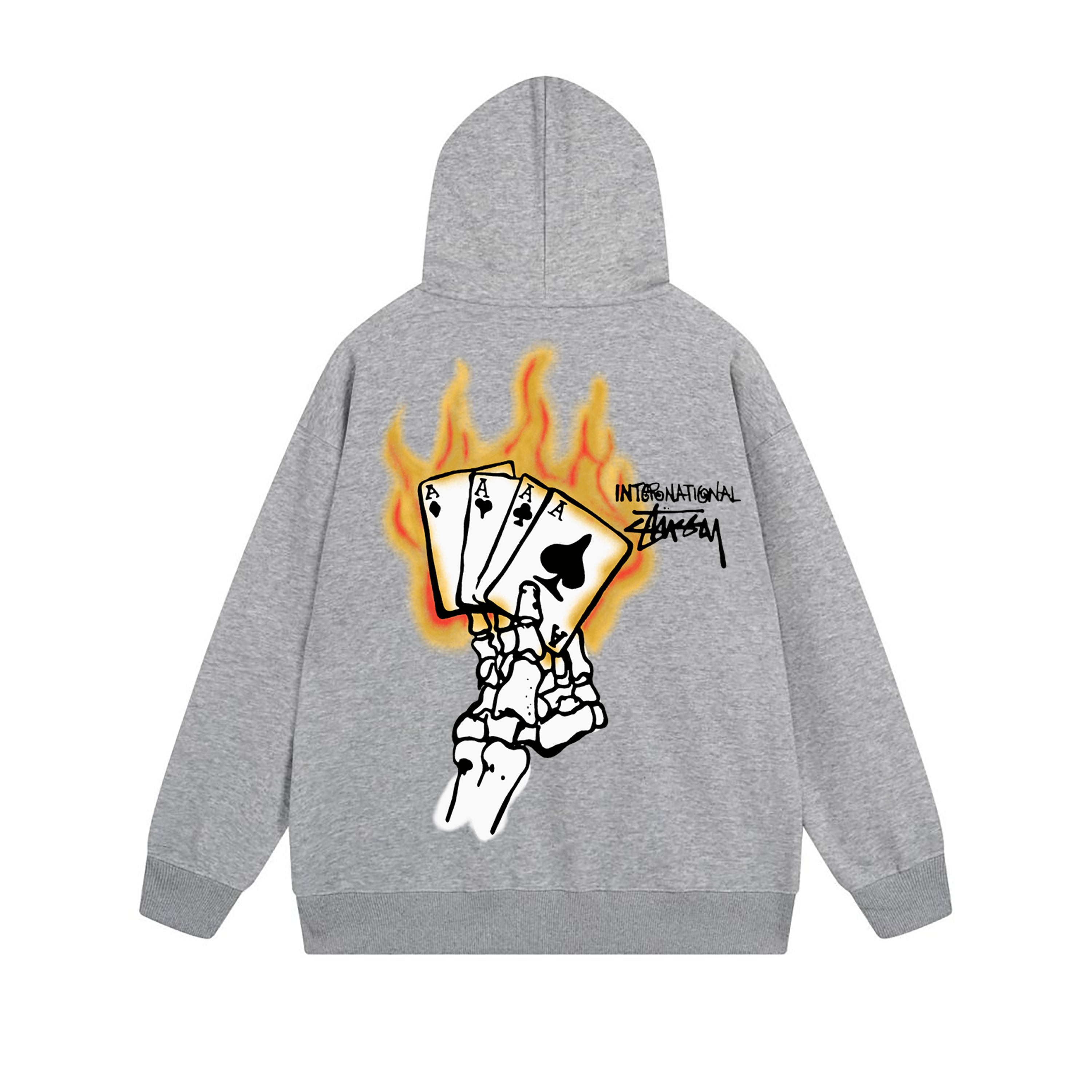 Stussy Chaotic Graffiti Lettering Full-Zip Hoodie