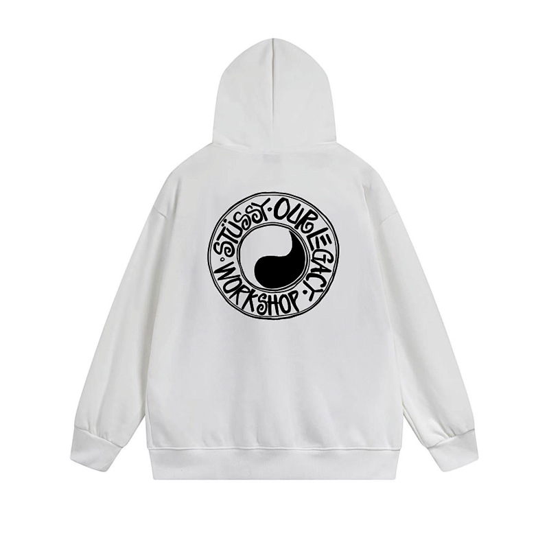 Stussy Checker Ring Emblem Full-Zip Hoodie