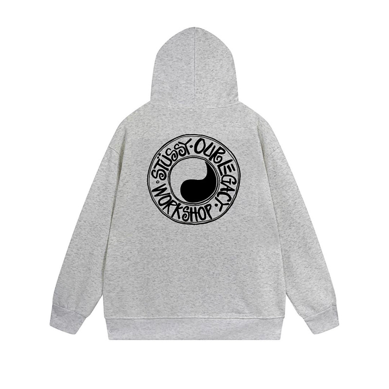 Stussy Checker Ring Emblem Full-Zip Hoodie
