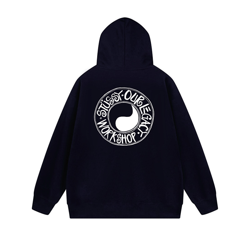 Stussy Checker Ring Emblem Full-Zip Hoodie