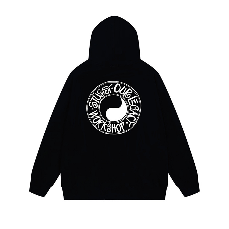 Stussy Checker Ring Emblem Full-Zip Hoodie