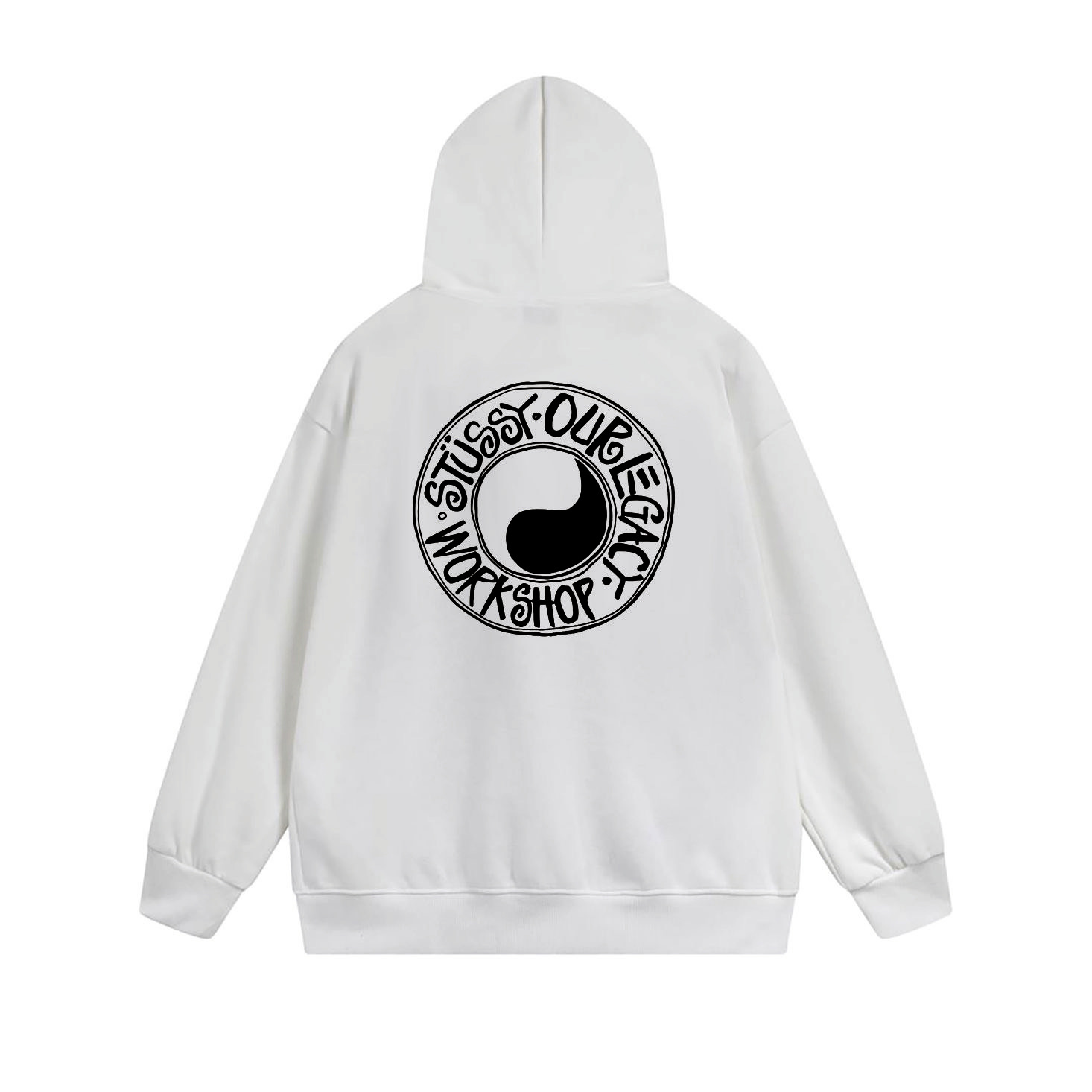Stussy Checker Ring Emblem Full-Zip Hoodie