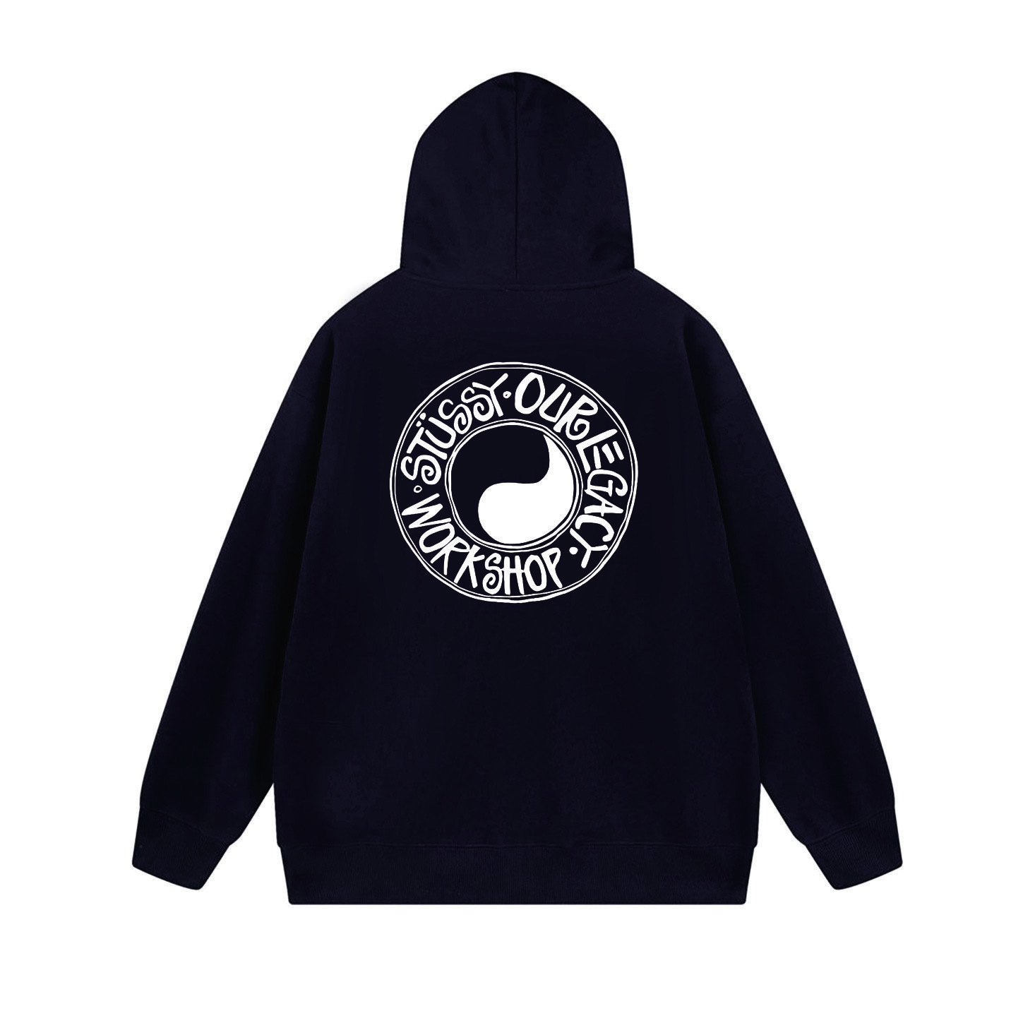 Stussy Checker Ring Emblem Full-Zip Hoodie