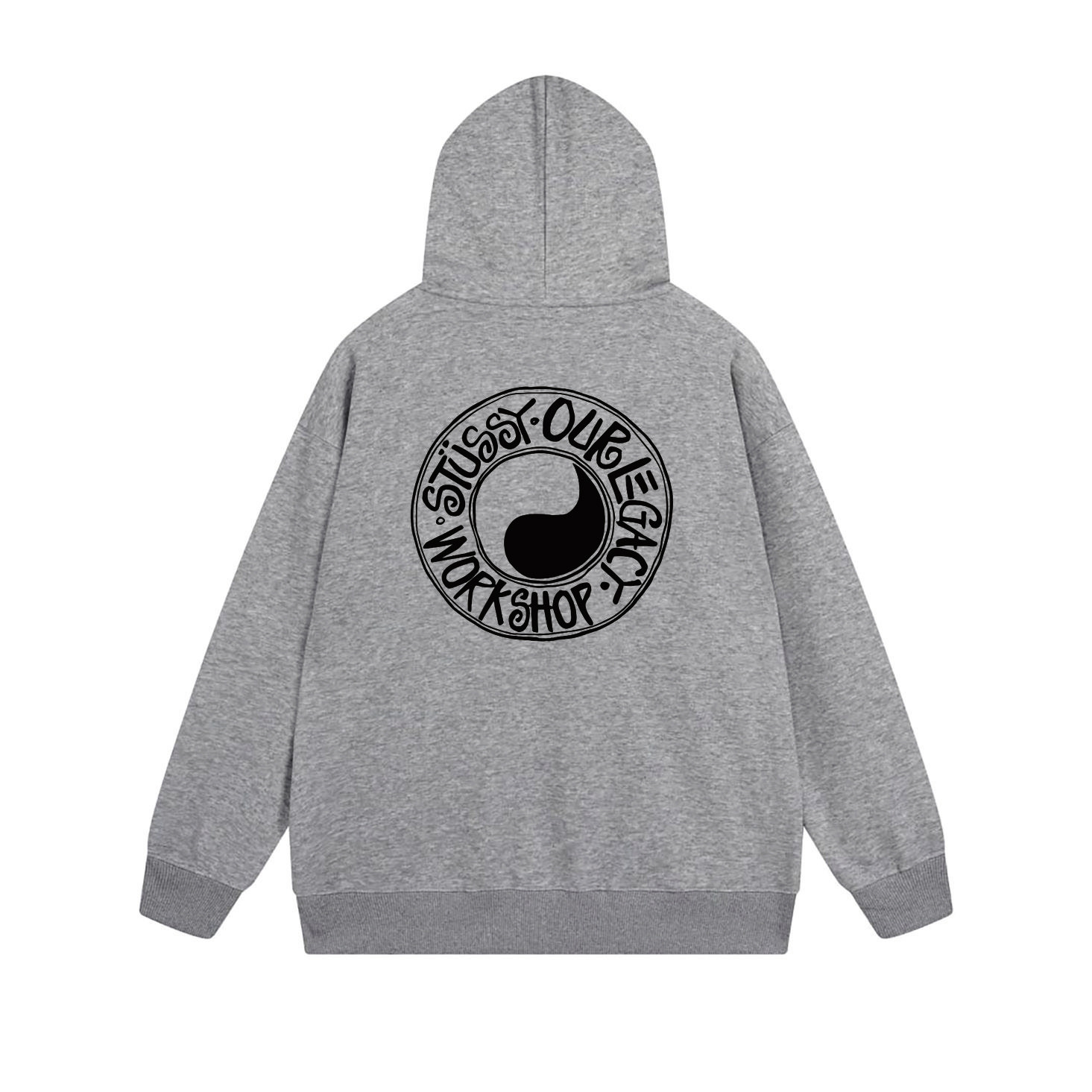 Stussy Checker Ring Emblem Full-Zip Hoodie