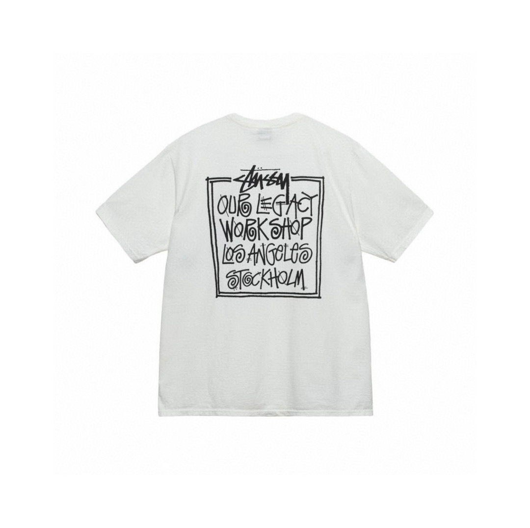 Stussy Chess Knight Manifesto T-Shirt