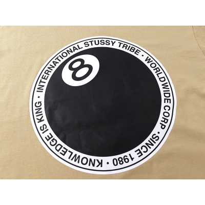 Stussy Circular 8 Ball Emblem T-Shirt 02