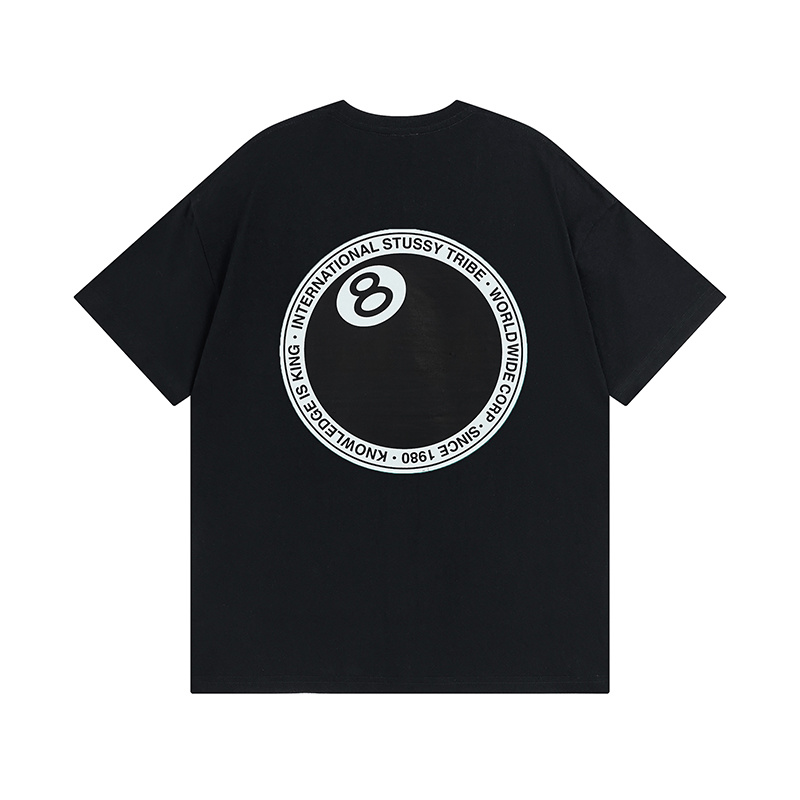 Stussy Circular 8 Ball Emblem T-Shirt