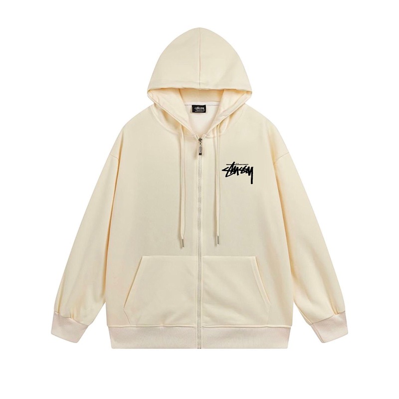 Stussy Circular Chain Link Full-Zip Hoodie