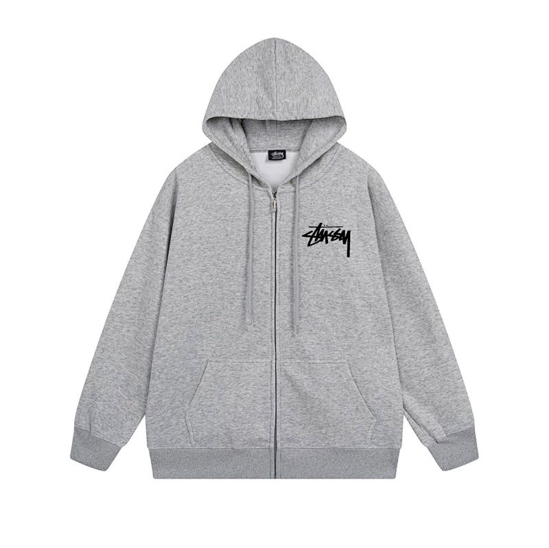 Stussy Circular Chain Link Full-Zip Hoodie