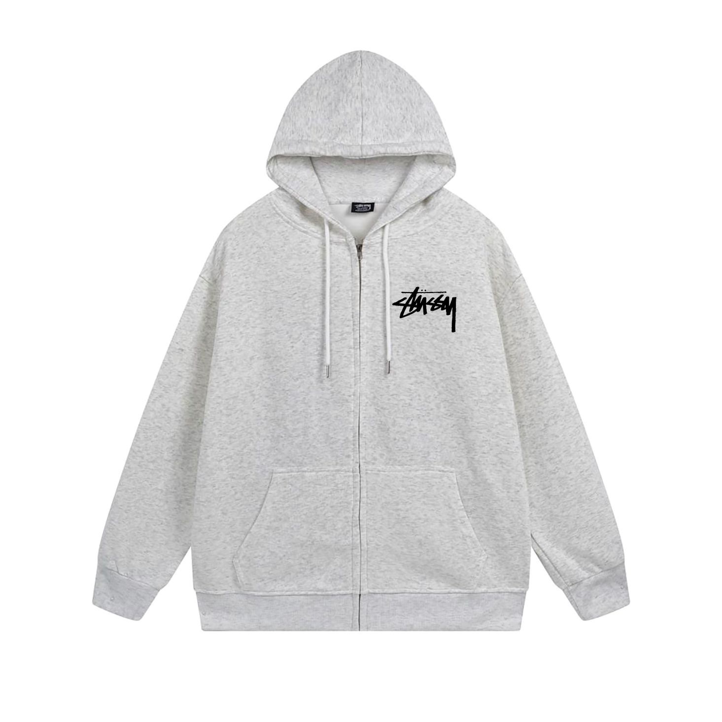 Stussy Circular Chain Link Full-Zip Hoodie