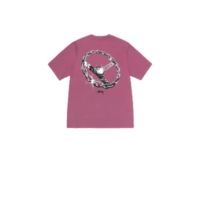 Stussy Circular Chain Wreath T-Shirt 02