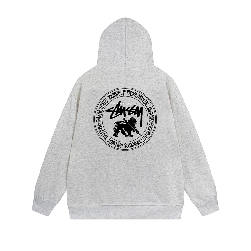Stussy Circular Lion Crest Full-Zip Hoodie