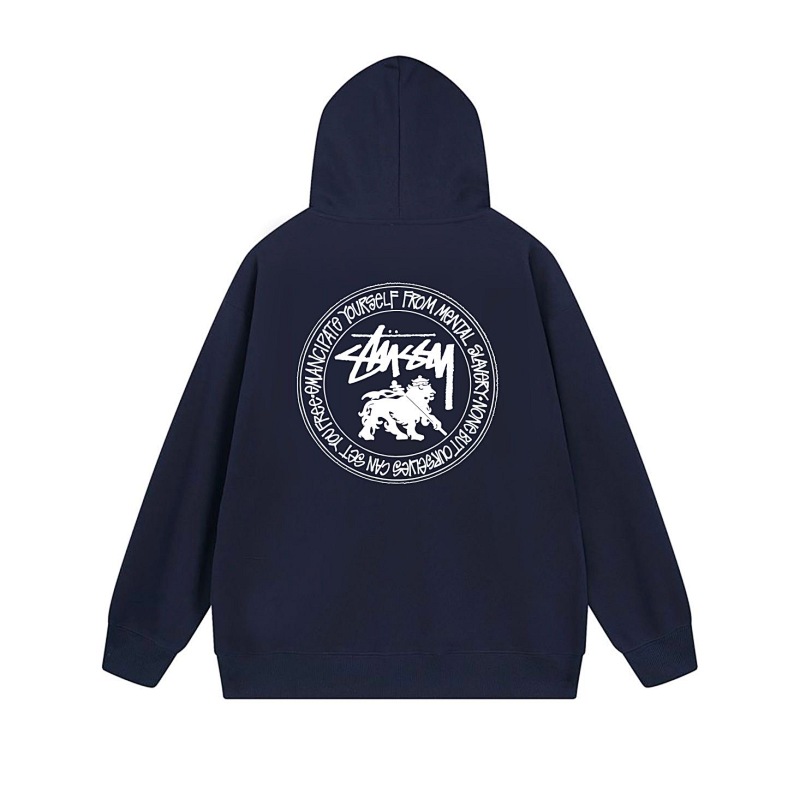 Stussy Circular Lion Crest Full-Zip Hoodie