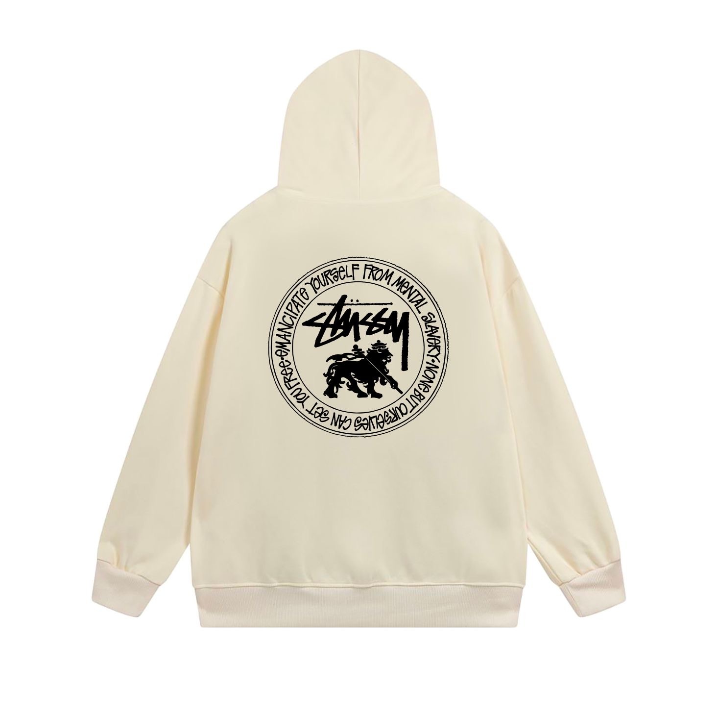 Stussy Circular Lion Crest Full-Zip Hoodie