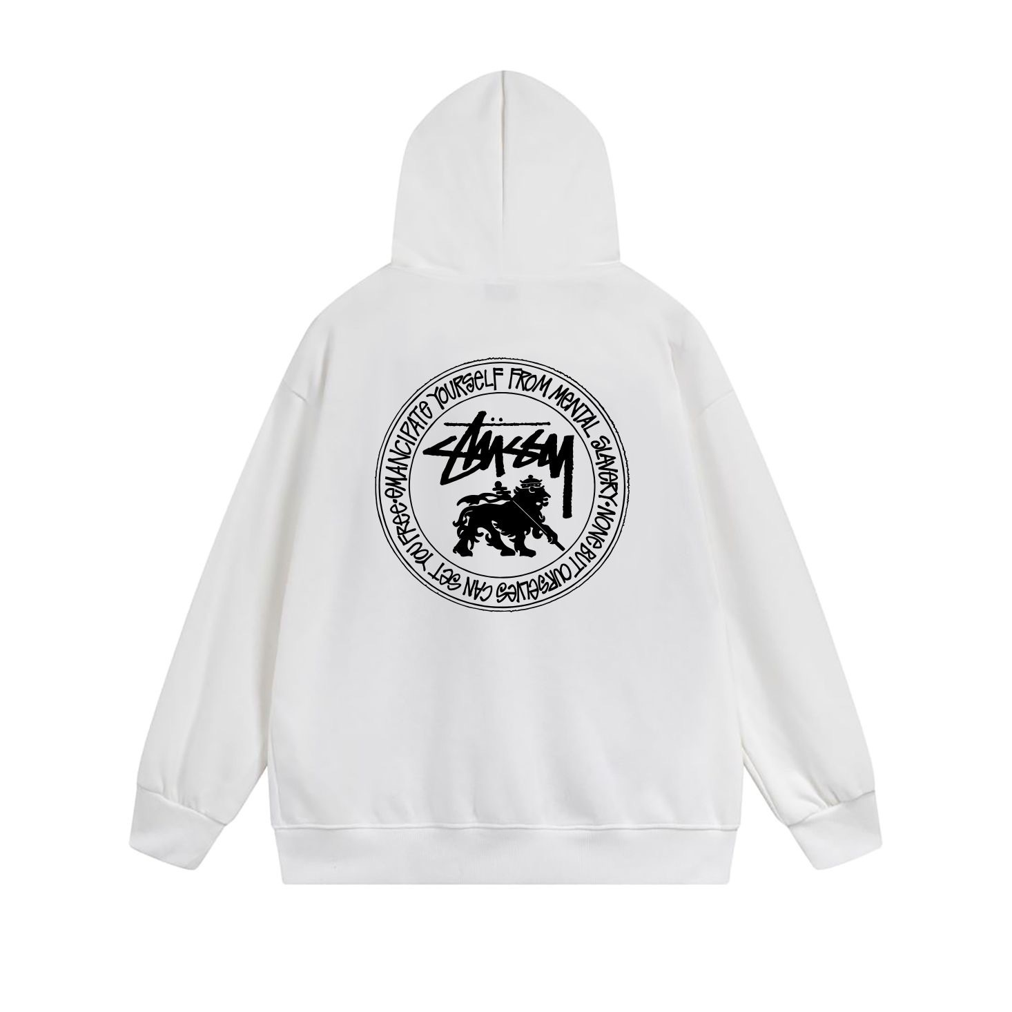 Stussy Circular Lion Crest Full-Zip Hoodie
