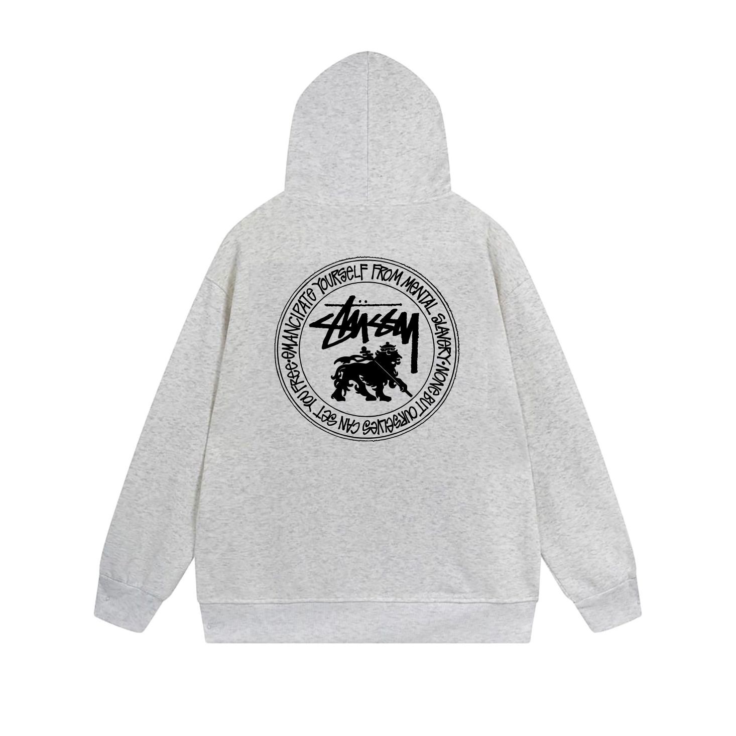 Stussy Circular Lion Crest Full-Zip Hoodie