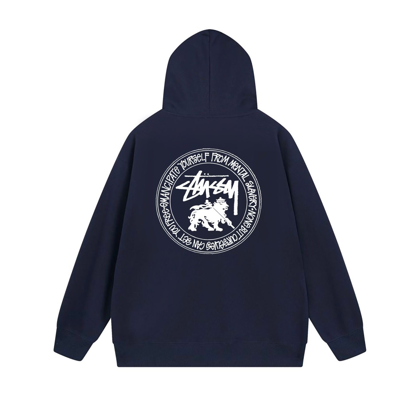 Stussy Circular Lion Crest Full-Zip Hoodie