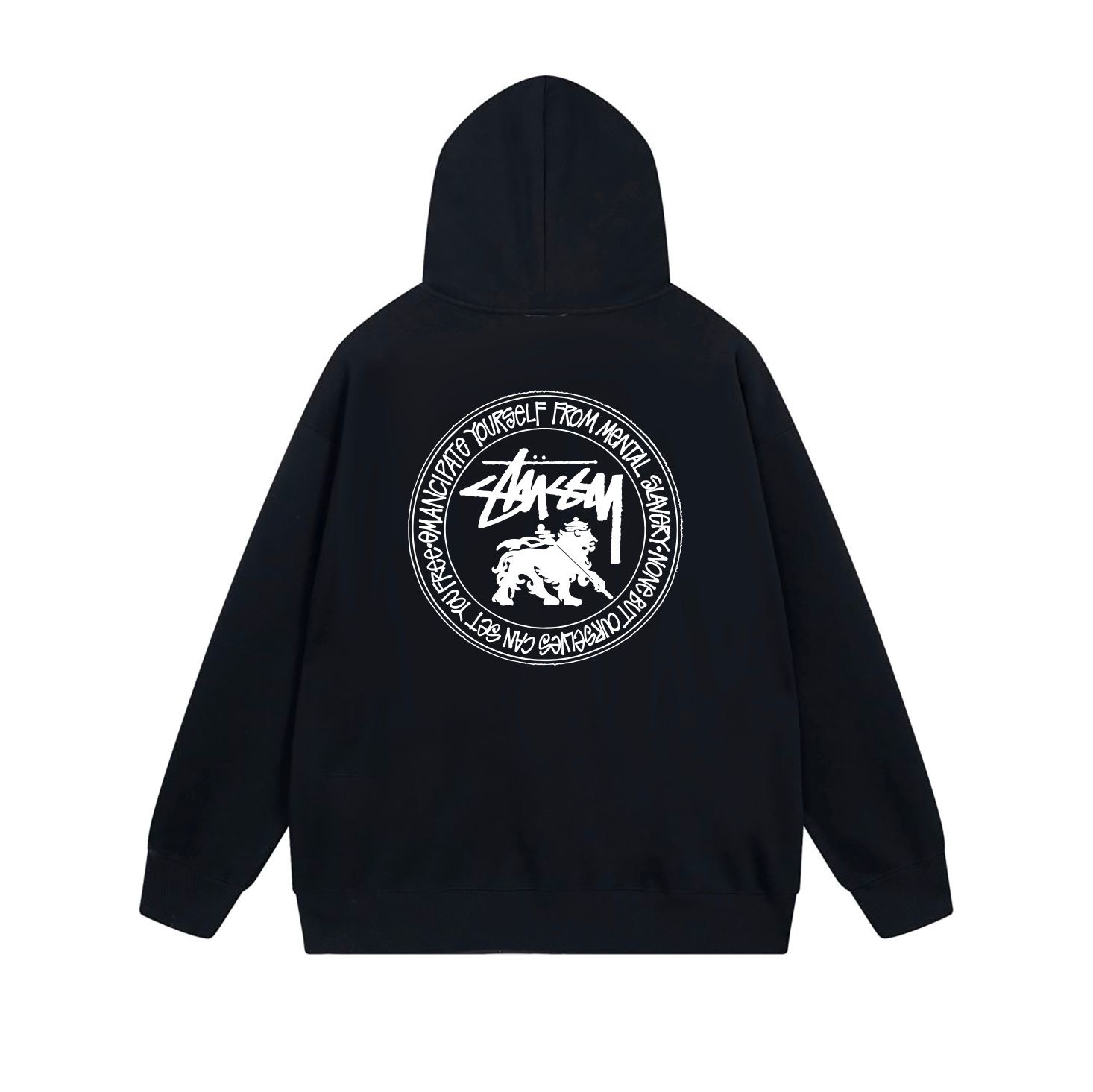 Stussy Circular Lion Crest Full-Zip Hoodie