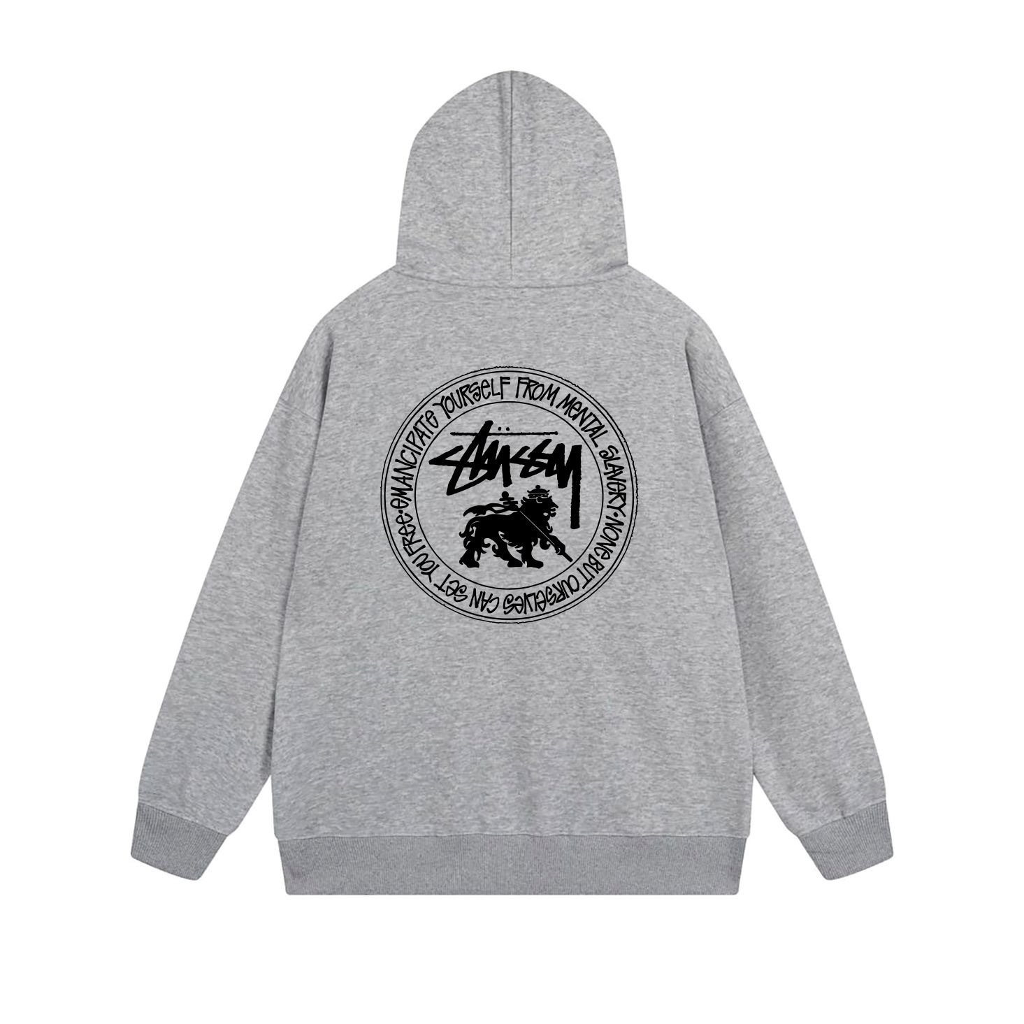 Stussy Circular Lion Crest Full-Zip Hoodie