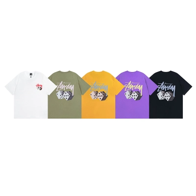 Stussy Circular Photo Handstyle T-Shirt 01