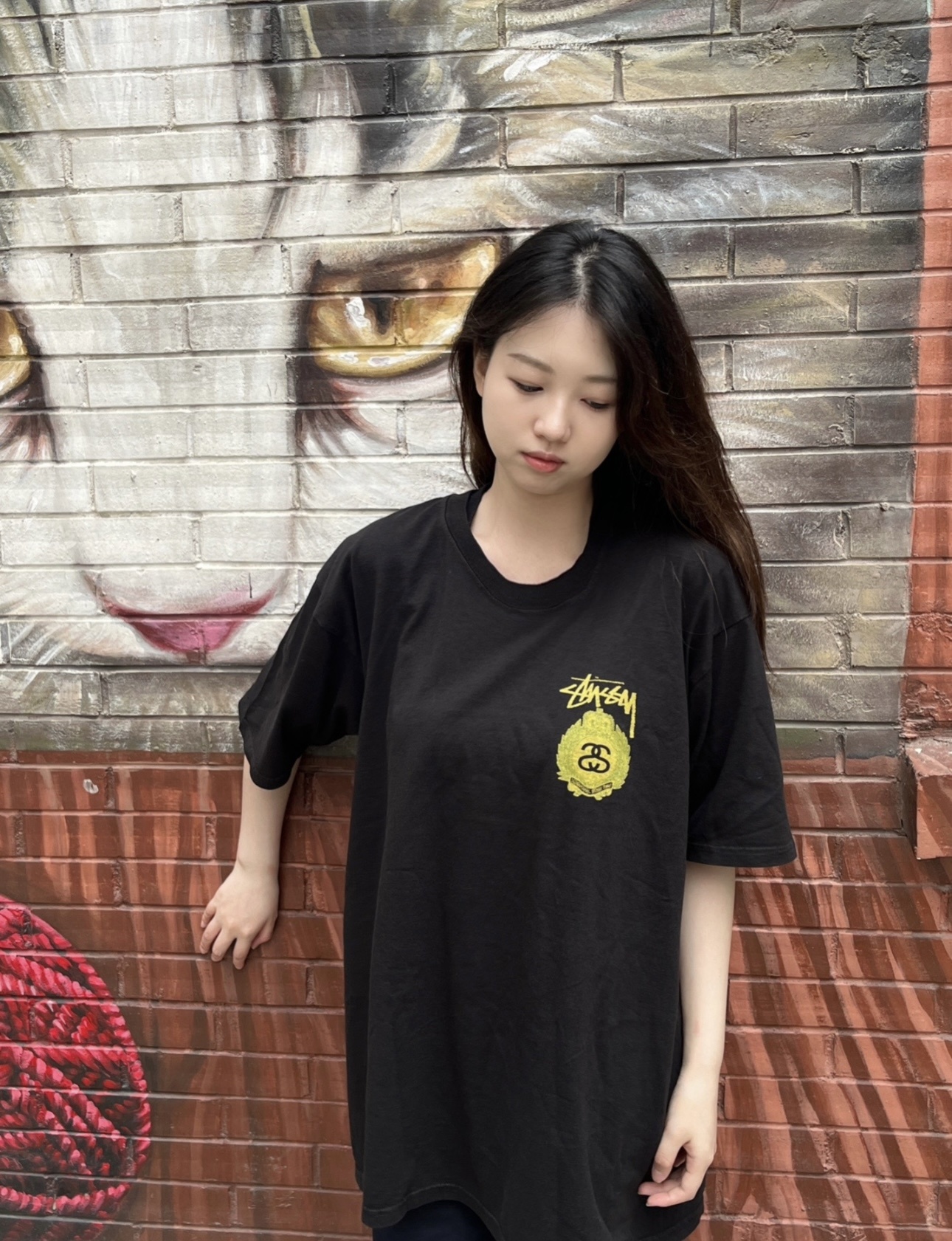 Stussy Circular Tribal Crest T-Shirt