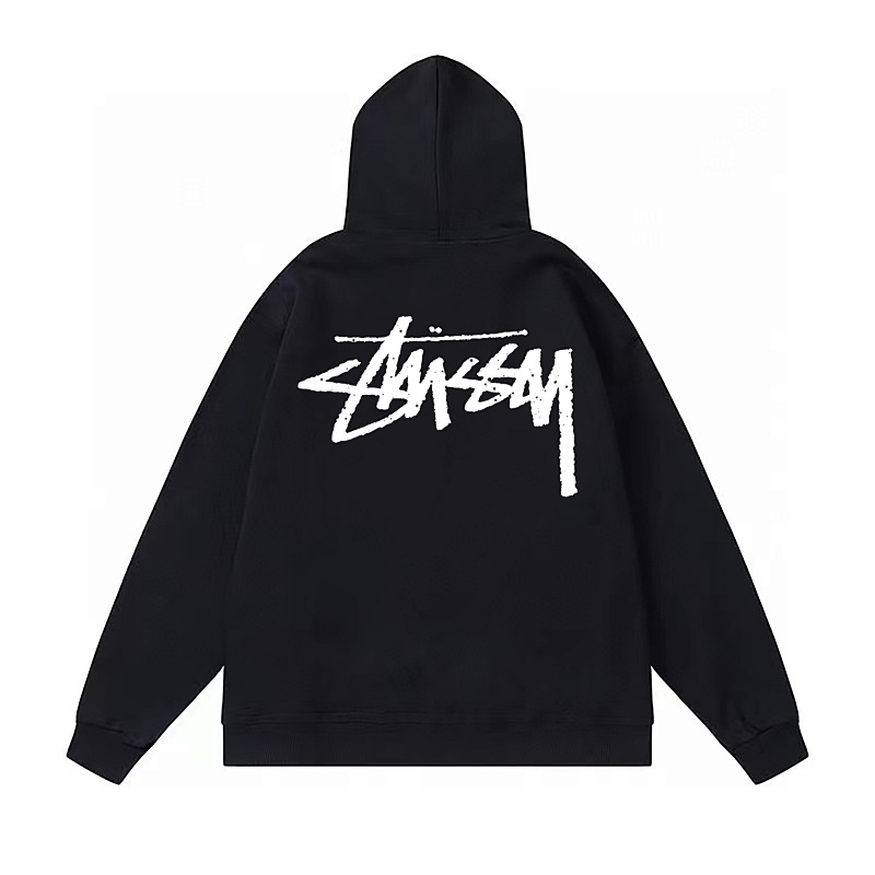 Stussy Classic Handstyle Back Logo Pullover Hoodie