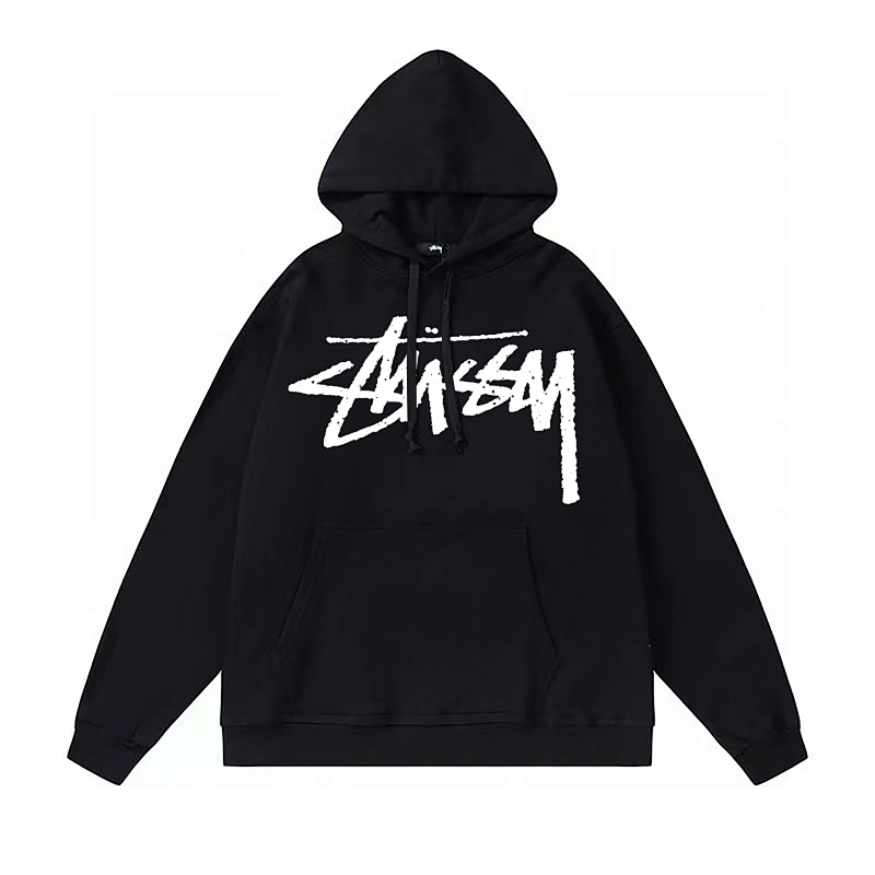 Stussy Classic Handstyle Back Logo Pullover Hoodie