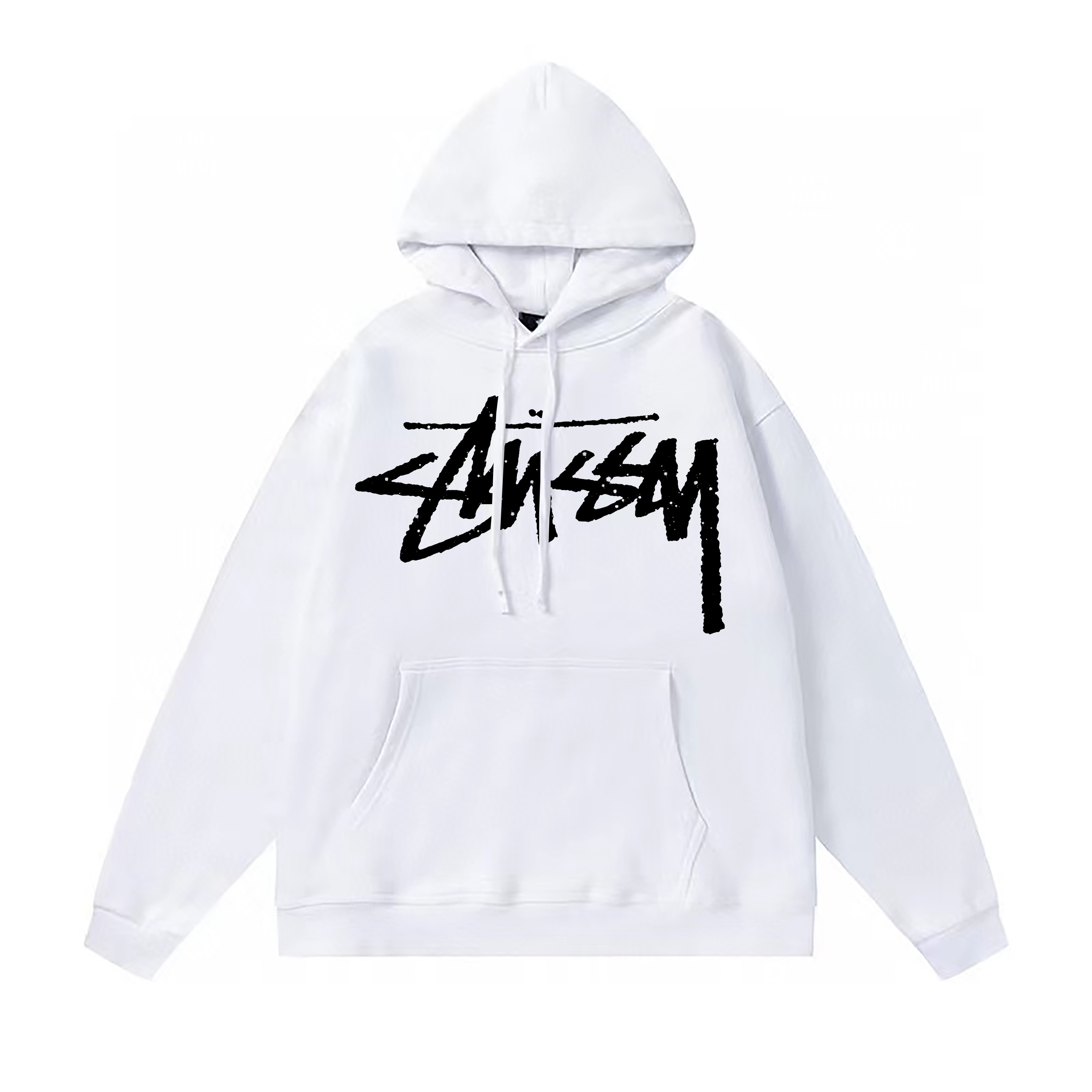 Stussy Classic Handstyle Back Logo Pullover Hoodie