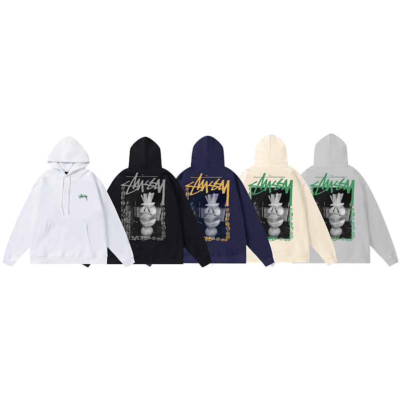 Stussy Classical Bust Poster Pullover Hoodie