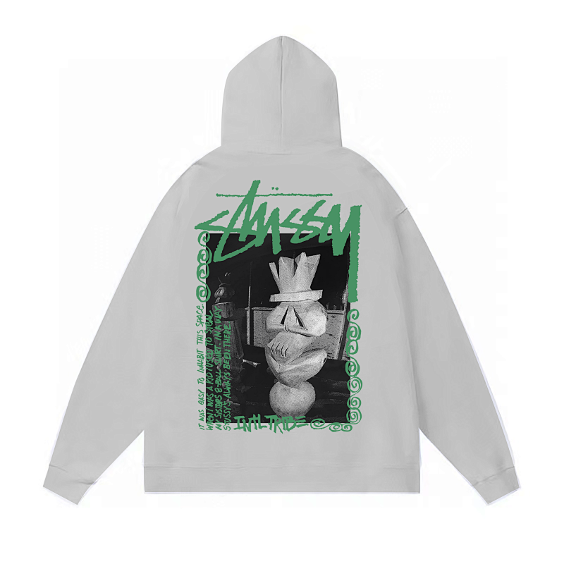 Stussy Classical Bust Poster Pullover Hoodie
