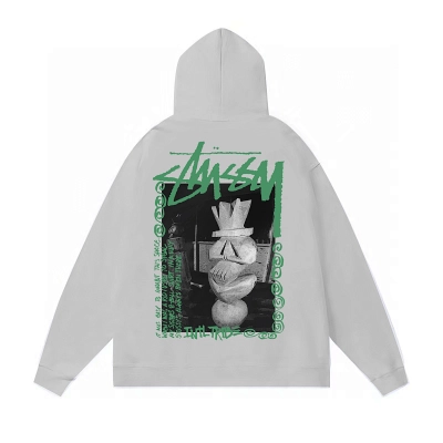 Stussy Classical Bust Poster Pullover Hoodie 02