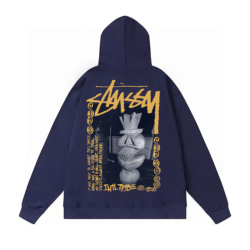 Stussy Classical Bust Poster Pullover Hoodie